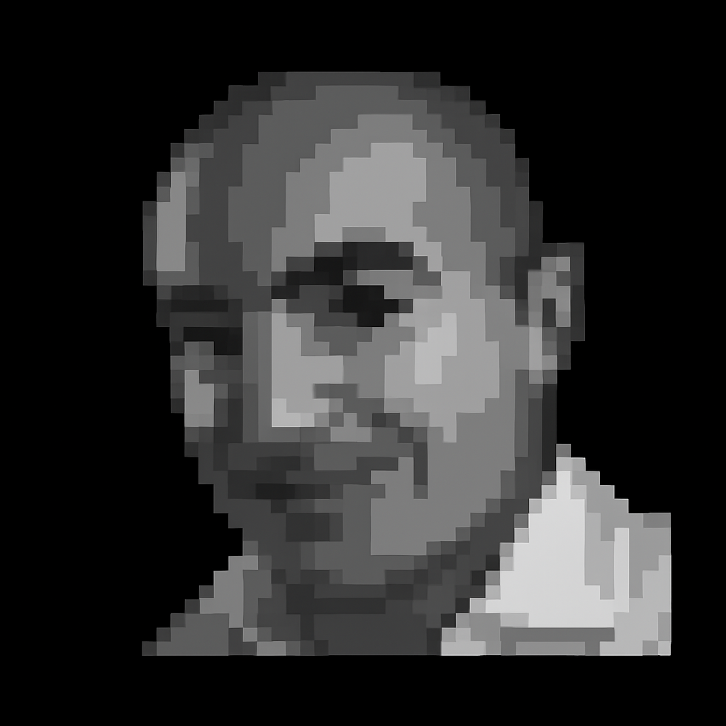 Hugo Pixel Portrait